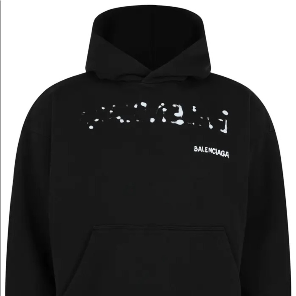 Balenciaga Hand Drawn Logo Hoodie